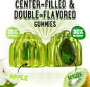 Center-Filled Magnesium Glycinate Gummies 400Mg - High Absorption For Kids, Teens & Adults - Supplement For Sleep, Calm & Muscle Relaxation With B6 & D3 - Gluten Free & Vegan Friendly - 60 Count