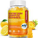 Triple Magnesium Complex Gummies Supplement For Women & Men Sugar Free High Absorption Magnesium Glycinate, Taurate, Malate, Citrate Complex Supplement With Vitamin B6, B12 & D3 For Adult