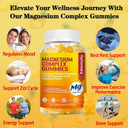 Triple Magnesium Complex Gummies Supplement For Women & Men Sugar Free High Absorption Magnesium Glycinate, Taurate, Malate, Citrate Complex Supplement With Vitamin B6, B12 & D3 For Adult
 Triple Magnesium Complex Gummies Supplement For Women & Men Sugar Free High Absorption Magnesium Glycinate, Taurate, Malate, Citrate Complex Supplement With Vitamin B6, B12 & D3 For Adult