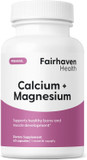 Fairhaven Health Peapod Cal-Mag | Calcium And Magnesium Supplement With Vitamin D3 For Pregnancy, Baby And Female Health | Gluten & Dairy Free Calmag Supplement | 1 Month Supply