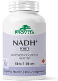 Nadh+ - High Potency Cellular Energy Booster - Supports Mental Clarity, Focus & Cognitive Health - 100% Vegan Formula (60 Capsules)