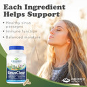 Ridgecrest Herbals Sinusclear, Complete Formula For Sinus And Nasal Health With Mullein Leaf, Bromelain, Vitamin C, And Zinc, For Healthy Mucus, Immune & Respiratory Support, (60 Veg Caps, 30 Serv)