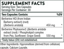 Thorne - Berberine - Dual Action Formula With Phytosome Plus Botanical Extract - Support Heart Health, Immune System, Healthy Gi, Cholesterol* - Gluten-Free, Dairy-Free - 60 Capsules - 30 Servings