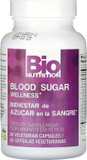 Bio Nutrition - Blood Sugar Wellness - 60 Vegetarian Capsules