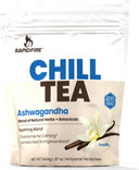 Chill Tea, Soothing Blend, Promotes Relaxation, With Ashwagandha, Chamomile, Turmeric, Stress Relief Tea, Caffeine Free, 14 Tea Bags, 14 Servings