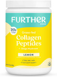 Further Food Lemon Collagen Peptides Powder, Grass-Fed Pasture-Raised Hydrolyzed Type 1 & 3 Protein, Gut Health + Joint, Hair, Skin, Nails, Paleo Keto Sugar-Free 10.50 Oz Further Food Lemon Collagen Peptides Powder, Grass-Fed Pasture-Raised Hydrolyzed Type 1 & 3 Protein, Gut Health + Joint, Hair, Skin, Nails, Paleo Keto Sugar-Free 10.50 Oz