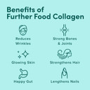 Further Food Unflavored Collagen Peptides Powder, Grass-Fed Pasture-Raised Hydrolyzed Type 1 & 3 Protein, Gut Health + Joint, Hair, Skin, Nails, Paleo Keto Sugar-Free 9.88 Oz
