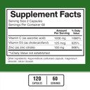 American Standard Supplements Zinc 100Mg, Vitamin C 1000Mg, And Vitamin D3 5000 Iu (125Mcg) Per Serving - Gluten Free, Non-Gmo, 60 Capsules, 30 Servings