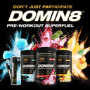 Gold Series Domin8 | Pre-Workout Superfuel - Full Dose Preworkout - 520 G - (Orange Krush'D)