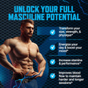 Testosterone Booster Gummies, Male Enhancing Supplement, Add 2 In Enlargement Gummies For Men , Male Enhancement Chews Energy, Strength, Stamina, Endurance, Performance, Natural Blue Berry Chews