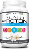 Lean & Pure Plant Vegan Protein Powder, 25G Of Protein, Non Gmo, Gluten Free, Vanilla, 821G