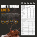 Bio-Optimized Plant Protein Powder  Organic Iopea® + Rice Peptides + Mct Oil  Vegan, Fodmap Certified, No Bloating  Natural Chocolate, 31.8 Oz (30 Servings)