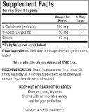 Biotics Research Gsh Plus 150 Milligrams Glutathione Plus Nac And Glycine, Strong Antioxidant, Supports Liver Health, Cellular Health 60 Capsules
