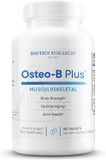 Biotics Research Osteo B Plus Optimal Bone Health Support With Vitamin K, Mg, Ca, Healthy Aging, Purified Chondroitin Sulfates 180 Tablets