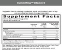 Vitamin-D Supplement, Strawberry/Lemon/Orange/Grape/Cherry/Grapefruit, 60 Count