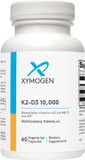 Xymogen K2-D3 10000 - Vitamin D3 K2 - Bioavailable Vitamin D 10,000 Iu (Cholecalciferol) With Mk-7 - Heart, Arterial, Bone Health + Immune Support Supplement (60 Capsules)