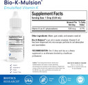 Biotics Research Bio K Mulsion Liquid Vitamin K Drops - 500 Mcg/S - Vitamin K1 Phytonadione For Adults - Vit K Supplement - Strong Bones, Heart Health, Blood Clotting Support, 1 Fl Oz Biotics Research Bio K Mulsion Liquid Vitamin K Drops - 500 Mcg/S - Vitamin K1 Phytonadione For Adults - Vit K Supplement - Strong Bones, Heart Health, Blood Clotting Support, 1 Fl Oz