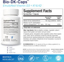Biotics Research Bio-Dk CapsEmulsified Vitamin D And K, Vitamin D3 125 Mcg & Vitamin K (K1,K2) 550 Mcg- Mk7 Vitamin D3 K2 K1, Stronger Bones, Musculoskeletal Strength, Healthy Heart & Bmi 60 Caps
