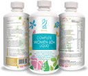 Actif Liquid Daily Multivitamin For Women Age 60+ With 45+ Advanced Factors  Non Gmo, Made In Usa, 32Oz, Expiration Date: 10/2026