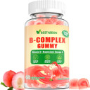 Organic Methylated Vitamins B Gummies: Daily Vegan Complex Supplement With B12 B1 B2 B3 B5 B6 B7 Zinc Magnesium Ashwagandha - High Absorption Energy Immune Health Support For Adults(120Count