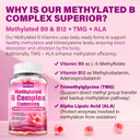 Methylated B Complex Multivitamin For Women - Daily Vitamin B1, B2, B6, B12 Gummies With Folate, Vitamin C, Magnesium & Omega 3 - Supports For Immune & Over-All Health Methylated B Complex Multivitamin For Women - Daily Vitamin B1, B2, B6, B12 Gummies With Folate, Vitamin C, Magnesium & Omega 3 - Supports For Immune & Over-All Health