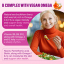 Methylated B Complex Multivitamin For Women - Daily Vitamin B1, B2, B6, B12 Gummies With Folate, Vitamin C, Magnesium & Omega 3 - Supports For Immune & Over-All Health Methylated B Complex Multivitamin For Women - Daily Vitamin B1, B2, B6, B12 Gummies With Folate, Vitamin C, Magnesium & Omega 3 - Supports For Immune & Over-All Health