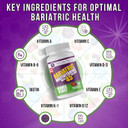 Procare Health Bariatric Multivitamin With Iron 45Mg Chewable (90 Tablets) - Fruit Punch Flavor Bariatric Multivitamin Chewable Pills For Gastric Bypass & Sleeve Gastrectomy Patients (03 Month Supply)