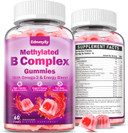 Methylated Multivitamin Gummies For Women - Vitamin B Complex Plus Omega 3, Magnesium Vitamin C & Zinc - Gluten-Free & Vegan Methylated B Vitamins