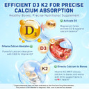 Vitamin D3 5000 Iu & K2 (Mk-7) 100 Mcg Gummies, Vegan D3 K2 Supplement W/1000 Mg Potassium Citrate, Magnesium Glycinate & Zinc For Bone, Muscle, Nerve, Electrolyte & Immune Support, Sugar Free, 60Cts