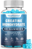 1 Pack Creatine Monohydrate Gummies For Men & Women, Chewable Creatine Monohydrate For Muscle Strength & Growth, Muscle Builder, Energy Boost, Pre-Workout Supplementm, Vegan, 60 Counts
