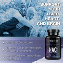 Nac Supplement N-Acetyl Cysteine For Lung, Liver, Immune Support - Potent Antioxidant Support To Boost Glutathione Levels 600Mg, 120 Capsules
