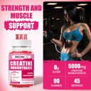 Creatine Monohydrate Gummies 5000Mg For Men & Women Strawberry 180 Creatine Monohydrate Gummies 5000Mg For Men & Women Strawberry 180