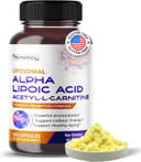Alpha Lipoic Acid Acetyl-L-Carnitine - Support Bladder Cleanse, Urinary Tract Health - 180-Day Supply - Made In The Usa