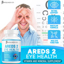 Jb Wellness Areds 2 Eye Vitamin & Mineral Supplement, Contains Lutein, Vitamin C, Zeaxanthin, Zinc & Vitamin Enhance Vision Supplement - 60 Count