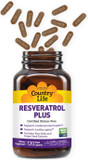 Country Life Resveratrol Plus 1000Mg - Organic Antioxidant Supplement With Pine Bark & Grape Seed Extracts - Vegan, Gluten-Free, Non-Gmo
