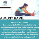Coq10 - Co-Enzyme Q10-200 Mg - Excellent Value - 200 Caps - Quick Absorption - Veg. Caps - Non-Gmo - Ubiquinone - Heart & Cellular Energy & Brain Supplement By Foxxy Doc Coq10 - Co-Enzyme Q10-200 Mg - Excellent Value - 200 Caps - Quick Absorption - Veg. Caps - Non-Gmo - Ubiquinone - Heart & Cellular Energy & Brain Supplement By Foxxy Doc