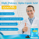 Fogoro Alpha Lipoic Acid 1500 Mg-Liposomal Ala Supplement For Cellular Energy Production,Lipid Metabolism,Free Radical Scavenger,120 Softgels