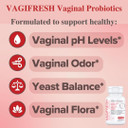 Vagifresh Vaginal Probiotics, Ph Balance, Prebiotics & Lactobacillus. Women'S Vaginal Health Supplement - Healthy Vaginal Odor & Flora, 30 Count
