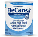 Elecare Jr Unflavored, Dha & Lutein Amino Acid-Based Nutrition Powder, Complete Nutrition For Ages 1 And Older, 14.1-Oz Can