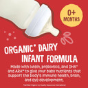 Earth'S Best Organic Dairy Infant Formula For Babies 0-12 Months, Milk-Based Powder Formula With Iron, Omega-3 Dha, And Omega-6 Ara, 21 Ounce Container