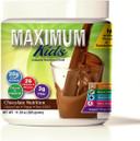 Maximum Kids Complete Organic Powder Mix. Great Tasting, Easy To Use, Complete Nutritional Drink With 26 Vitamins And Minerals, 20G Of Plant Protein, 3G Of Fiber. Kid Tested. Parents Approved
