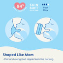 Mam Easy Active Baby Bottles 11Oz, Fast Flow Skinsoft Silicone Nipple With Wide Neck Ergonomic Design, Easy To Hold, Bpa-Free, Bottles With Leak-Proof Caps For 4+ Months Baby