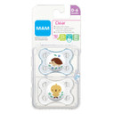 Mam Original Baby Pacifier, Nipple Shape Helps Promote Healthy Oral Development, Sterilizer Case, 2 Pack, 0-6 Months, Animal/Girl Mam Original Baby Pacifier, Nipple Shape Helps Promote Healthy Oral Development, Sterilizer Case, 2 Pack, 0-6 Months, Animal/Girl