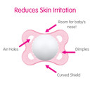 Mam Original Baby Pacifier, Nipple Shape Helps Promote Healthy Oral Development, Sterilizer Case, 2 Pack, 0-6 Months, Animal/Girl Mam Original Baby Pacifier, Nipple Shape Helps Promote Healthy Oral Development, Sterilizer Case, 2 Pack, 0-6 Months, Animal/Girl