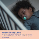 Mam Air Night & Day Baby Pacifier, For Sensitive Skin, Glows In The Dark, 2 Pack, 6-16 Months, Unisex