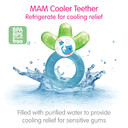 Mam Cooler Teether, Girls 4+ Months, 1-Count