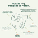 Naty Bioembrace Baby Diapers Size 4 (1540 Lbs) | 100% Biobased On Skin | Plant-Based Softness | Dermatologically Tested, Super Absorbent | 156 Count