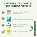 Naty Bamboo Viscose Baby Diapers  Silky Soft, Plant Based, Dermatologically Tested For Sensitive Skin & Super Absorbent (Size 5, 132 Count)