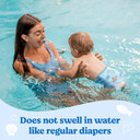 Huggies Little Swimmers Disposable Swim Diapers, Size 5-6 (32+ Lbs), 17 Ct