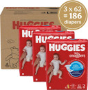 Huggies Newborn Diapers, Little Snugglers Baby Diapers, Size Newborn (Up To 10 Lbs), 144 Count